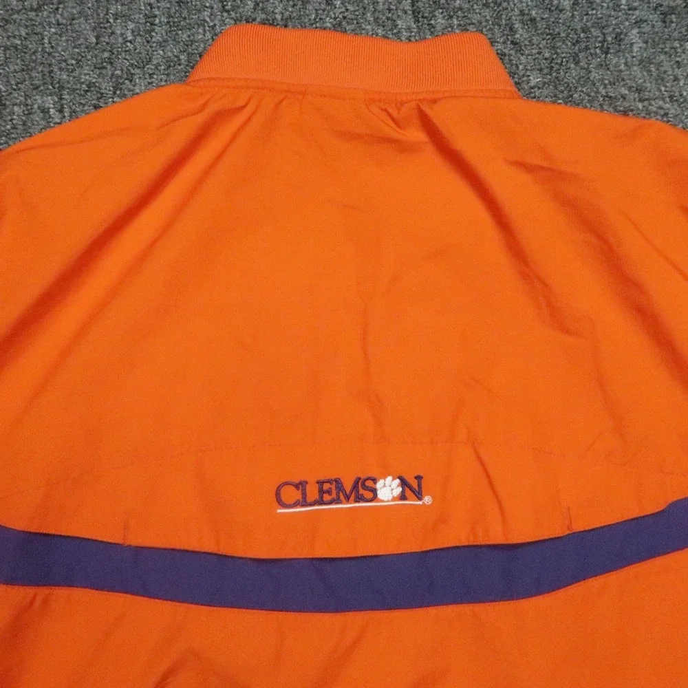 Clemson‎ Tigers Pullover Mens Medium Orange Nike Lightweight Clima Fit  VTG